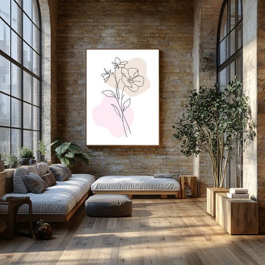 Linje blomster