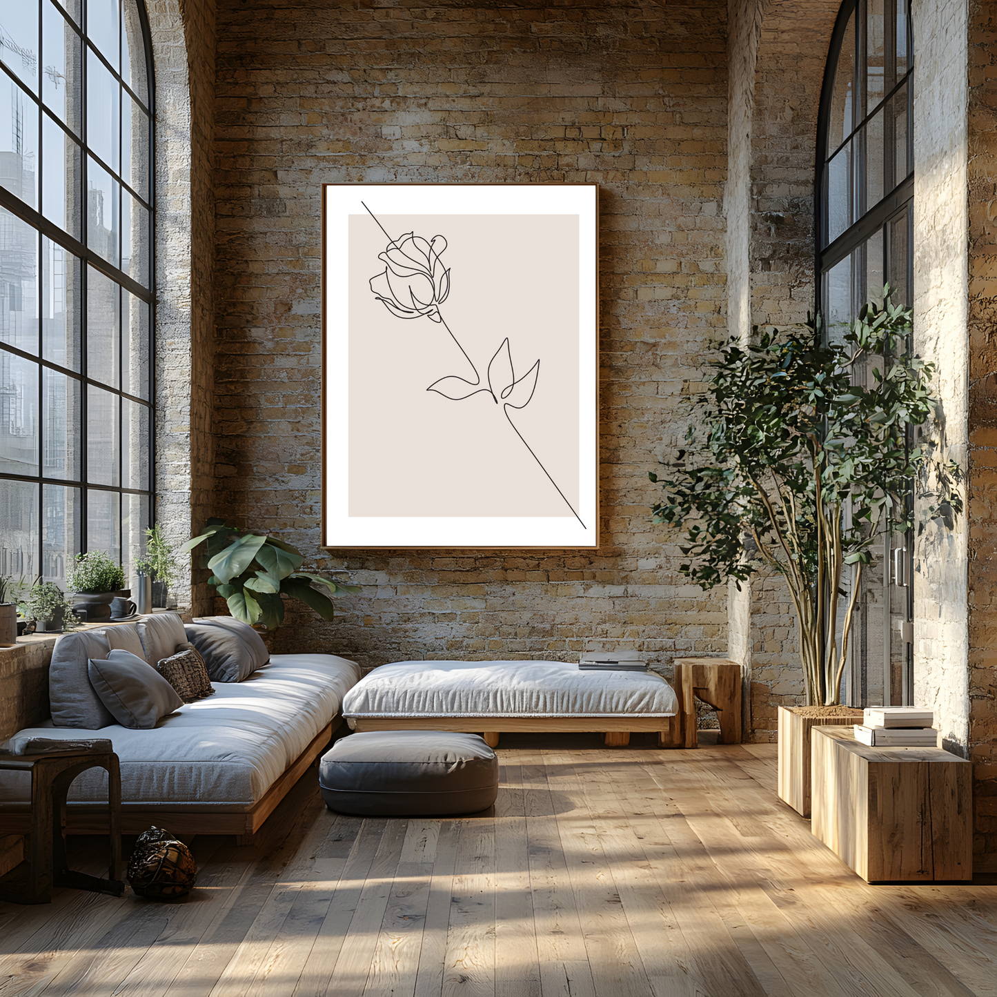 Linje rose